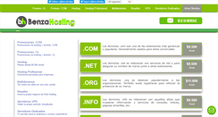 Desktop Screenshot of benzahosting.cl