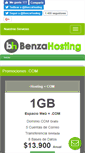 Mobile Screenshot of benzahosting.cl